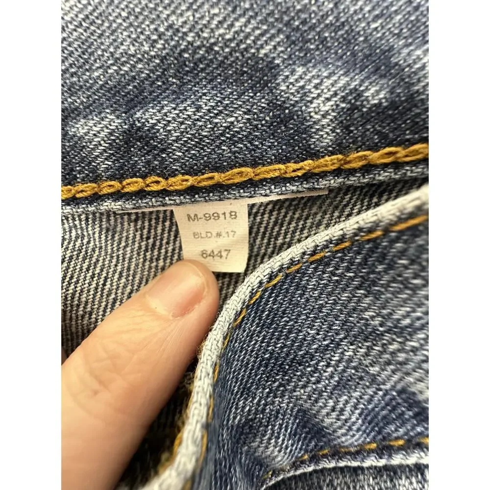 Cruel Girl Denim Jeans Womens 7 Medium Wash Straight Leg Mid Rise Blue Denim - Picture 4 of 9